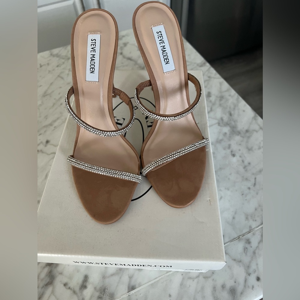 Steve Madden Studded Heels worn one time for only an hour in great condition